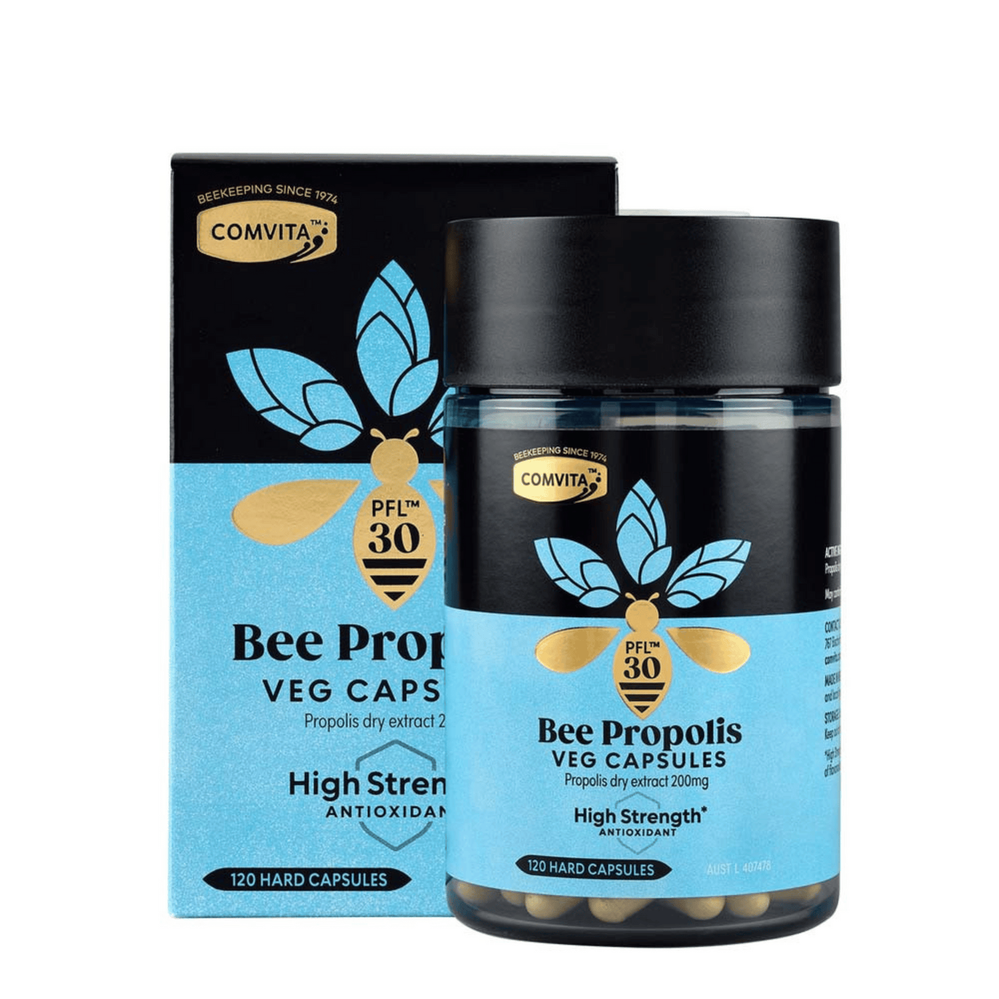 蜂膠 PFL™30 素食 120 粒膠囊