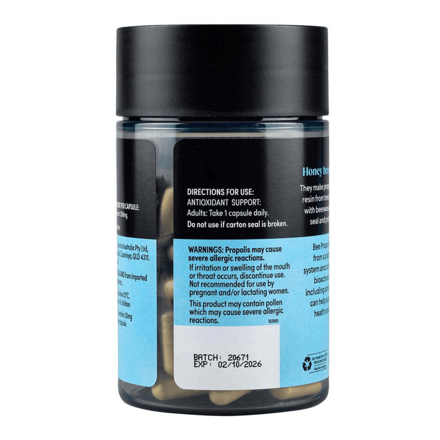 蜂膠 PFL™30 素食 120 粒膠囊